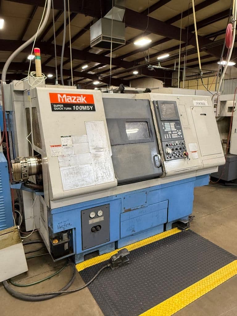 2000 Mazak SQT-100MSY CNC Lathe